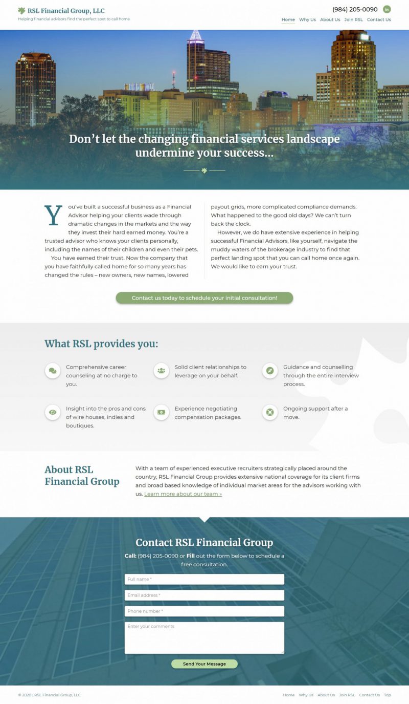 Financial Advisor Support Services